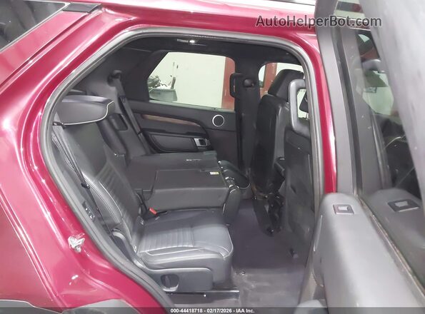 SALRHBBV0HA026231 2017 LAND ROVER DISCOVERY Maroon Widok naklejki z numerem VIN