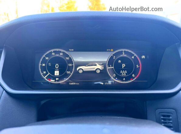 SALRR2RK5KA085310 2019 LAND ROVER DISCOVERY Черный Вид панели приборов