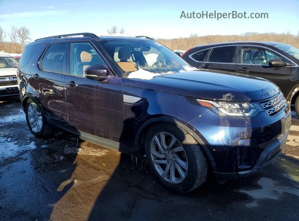 SALRR2RV8JA056747 2018 LAND ROVER DISCOVERY Синий Передняя правая четверть