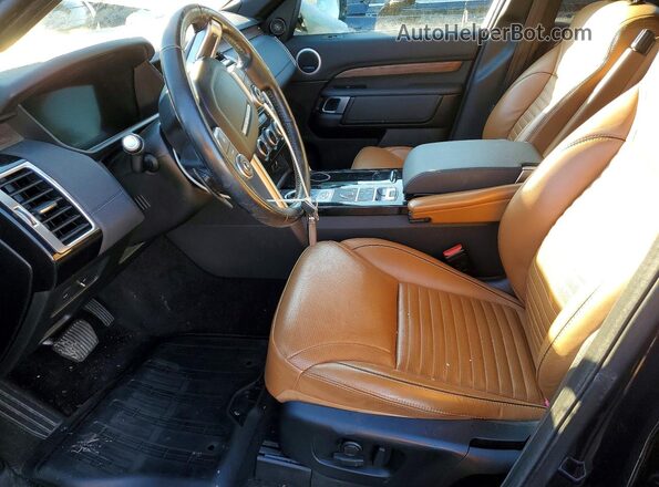 SALRR2RV8JA056747 2018 LAND ROVER DISCOVERY Синий Вид салона спереди