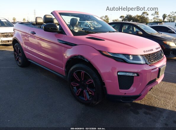 SALVD5BG9HH194826 2017 LAND ROVER RANGE ROVER EVOQUE Розовый Передняя правая четверть
