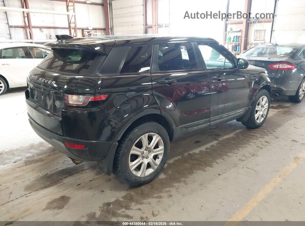 SALVP2BG1HH169487 2017 LAND ROVER RANGE ROVER EVOQUE Черный Задняя правая четверть