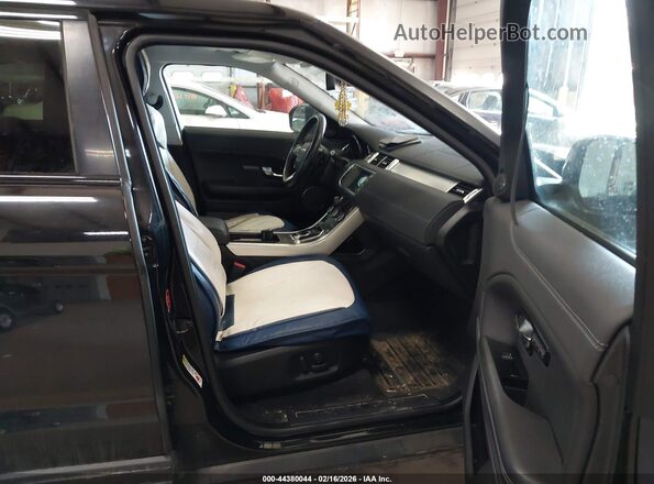 SALVP2BG1HH169487 2017 LAND ROVER RANGE ROVER EVOQUE Черный Вид салона спереди
