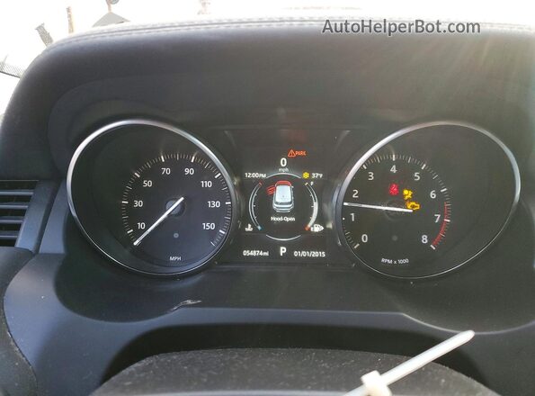 SALVP2BG2HH200486 2017 LAND ROVER RANGE Белый Вид щитка приборов