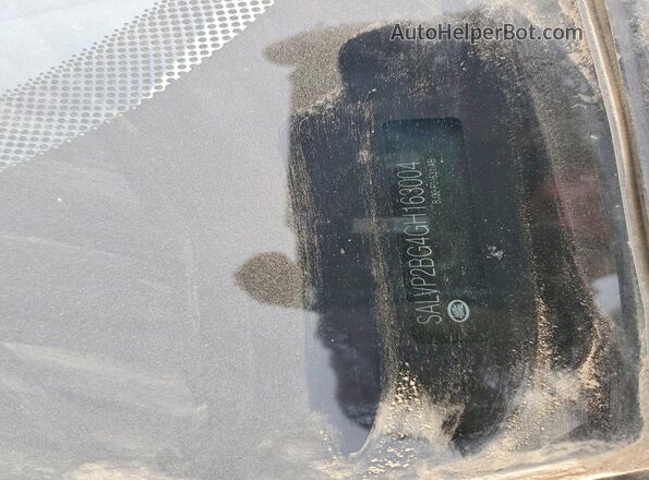 SALVP2BG4GH163004 2016 LAND ROVER RANGE Бежевый Вид наклейки с VIN-кодом