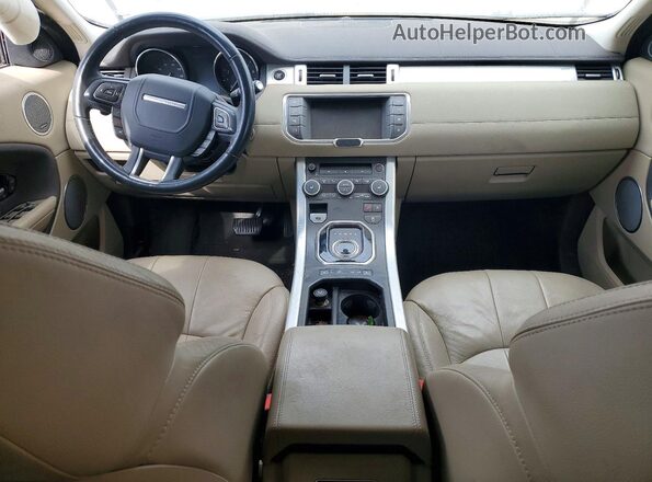 SALVP2BG4GH163004 2016 LAND ROVER RANGE Бежевый Вид панели приборов