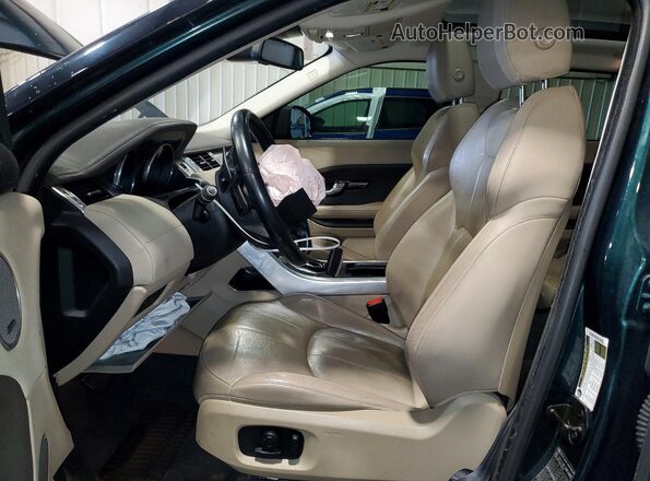SALVP2BG4HH190284 2017 LAND ROVER RANGE Зеленый Вид салона спереди