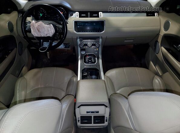 SALVP2BG4HH190284 2017 LAND ROVER RANGE Зеленый Вид панели приборов