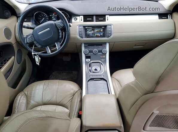 SALVP2BG8GH100178 2016 LAND ROVER RANGE Желто-коричневый Вид панели приборов