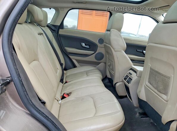 SALVP2BG8GH100178 2016 LAND ROVER RANGE Желто-коричневый Вид задней части салона