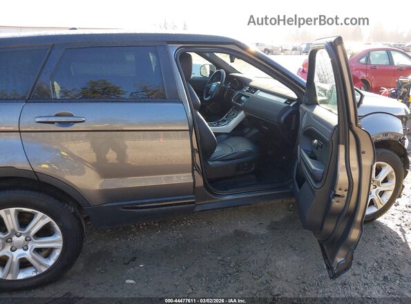 SALVP2BGXHH219769 2017 LAND ROVER RANGE ROVER EVOQUE Серый Вид салона спереди