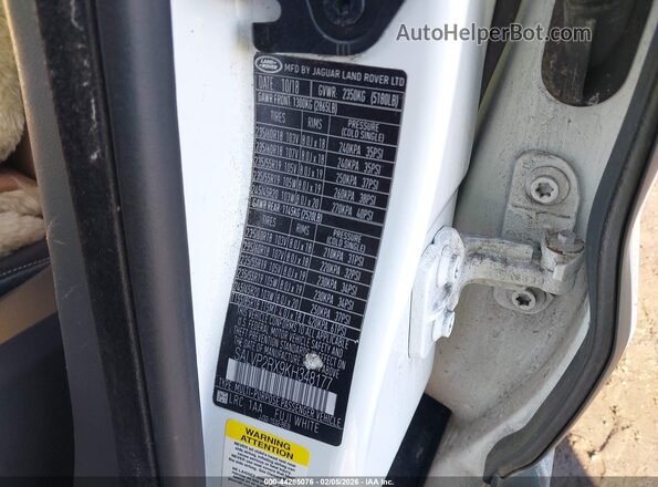 SALVP2RX9KH348177 2019 LAND ROVER RANGE ROVER EVOQUE Белый Вид подкапотного пространства