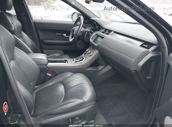 SALVP2RXXJH321956 2018 LAND ROVER RANGE ROVER EVOQUE Черный Вид салона спереди