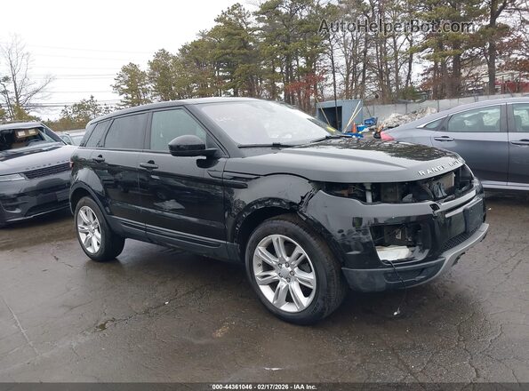 SALVP2RXXJH321956 2018 LAND ROVER RANGE ROVER EVOQUE Черный Передняя правая четверть