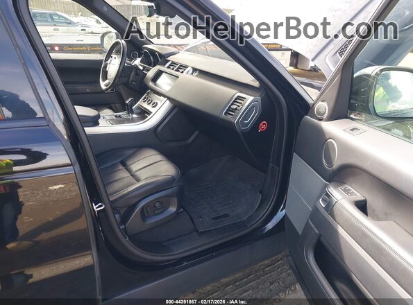 SALWG2FV7HA127041 2017 LAND ROVER RANGE ROVER SPORT Черный Вид салона спереди