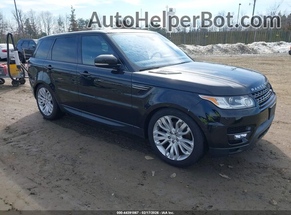 SALWG2FV7HA127041 2017 LAND ROVER RANGE ROVER SPORT Черный Передняя правая четверть