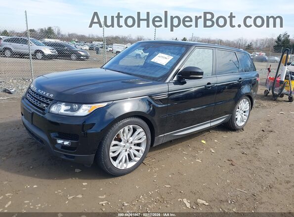 SALWG2FV7HA127041 2017 LAND ROVER RANGE ROVER SPORT Черный Передняя левая четверть
