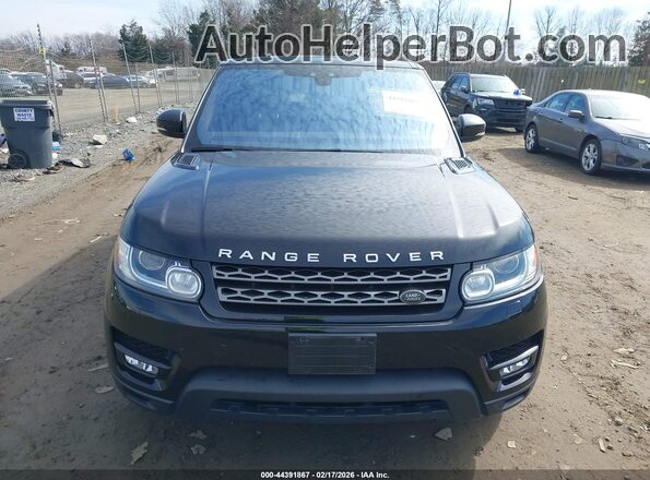 SALWG2FV7HA127041 2017 LAND ROVER RANGE ROVER SPORT Черный Вид спереди