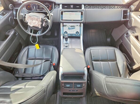SALWG2RV0JA414089 2018 LAND ROVER RANGE Серебряный Вид панели приборов