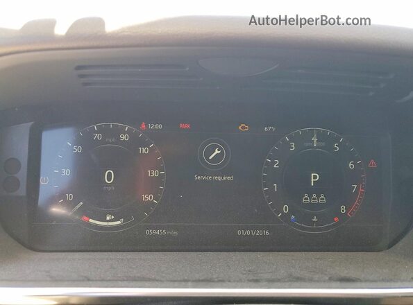 SALWG2RV4KA419216 2019 LAND ROVER RANGE Серый Вид задних сидений
