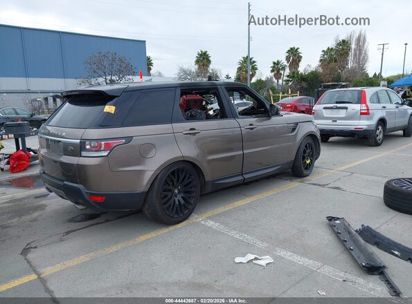 SALWG2VF8GA648648 2016 LAND ROVER RANGE ROVER SPORT Dark Brown Tył prawy