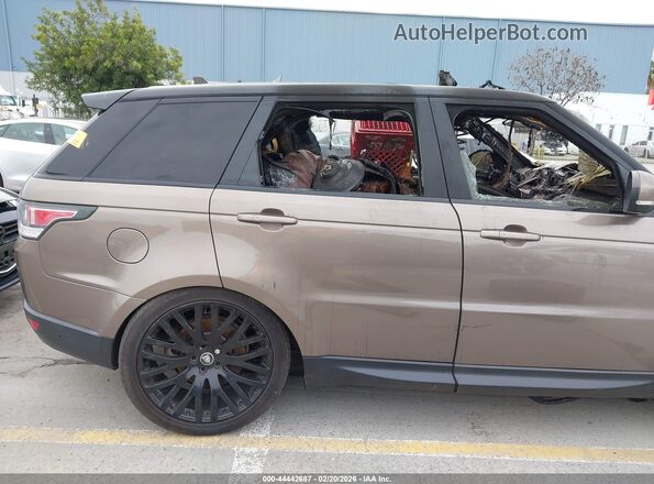 SALWG2VF8GA648648 2016 LAND ROVER RANGE ROVER SPORT Dark Brown Widok z przodu