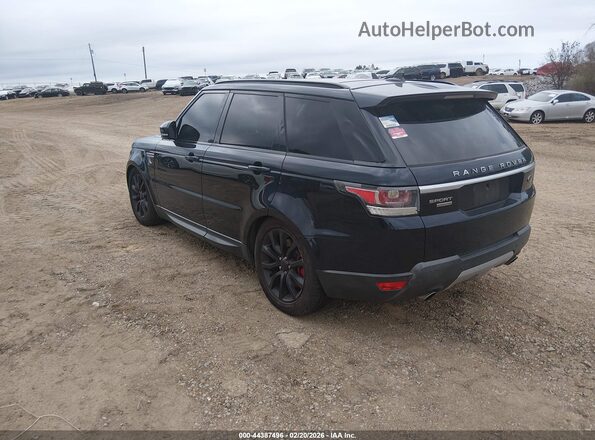 SALWR2EF9GA596411 2016 LAND ROVER RANGE ROVER SPORT Черный Задняя левая четверть