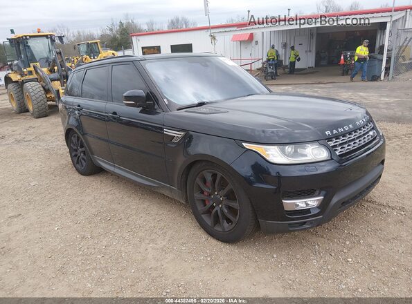 SALWR2EF9GA596411 2016 LAND ROVER RANGE ROVER SPORT Черный Передняя правая четверть