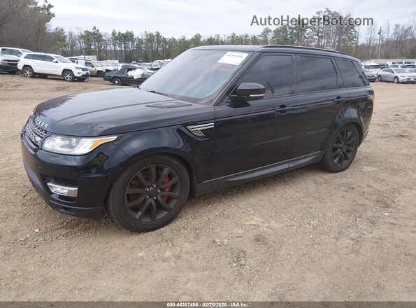 SALWR2EF9GA596411 2016 LAND ROVER RANGE ROVER SPORT Черный Передняя левая четверть