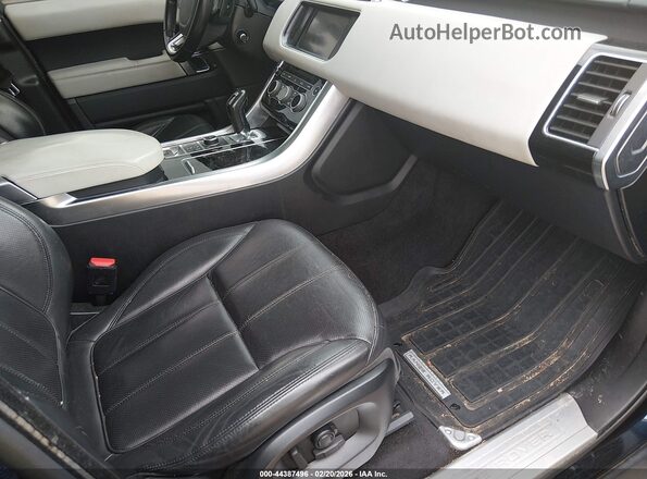 SALWR2EF9GA596411 2016 LAND ROVER RANGE ROVER SPORT Черный Вид салона спереди