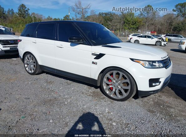 SALWR2FE0HA151594 2017 LAND ROVER RANGE ROVER SPORT Белый Передняя правая четверть