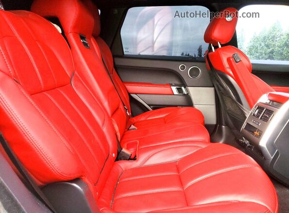 SALWR2FE6HA178928 2017 LAND ROVER RANGE Charcoal Vista interior trasera