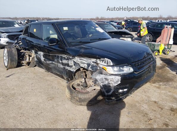 SALWR2FE8HA124529 2017 LAND ROVER RANGE ROVER SPORT Black წინა მარჯვენა