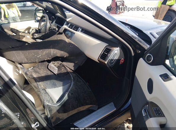 SALWR2FE8HA124529 2017 LAND ROVER RANGE ROVER SPORT Black წინა სალონის ხედი