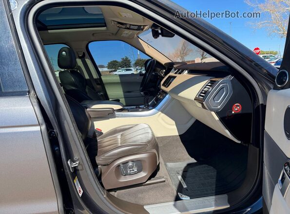 SALWR2FV8HA154050 2017 LAND ROVER RANGE ROVER Charcoal Вид ззаду