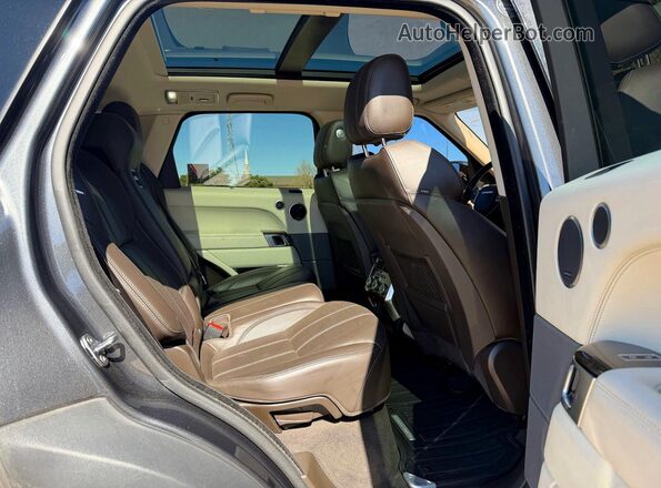 SALWR2FV8HA154050 2017 LAND ROVER RANGE ROVER Charcoal Вид салону спереду