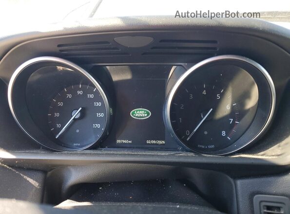 SALWR2FV9HA177630 2017 LAND ROVER RANGE Gray Vista del cuadro de instrumentos