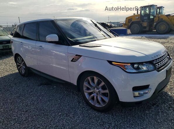 SALWR2KF1GA577338 2016 LAND ROVER RANGE Белый Передняя правая четверть
