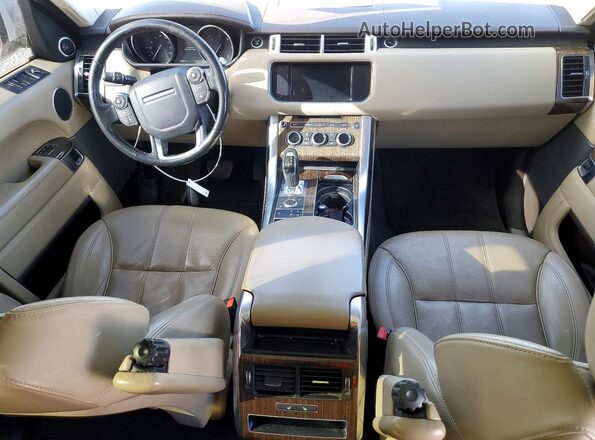 SALWR2KF1GA577338 2016 LAND ROVER RANGE Белый Вид панели приборов