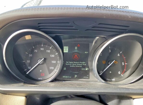 SALWR2KF1GA577338 2016 LAND ROVER RANGE Белый Вид щитка приборов