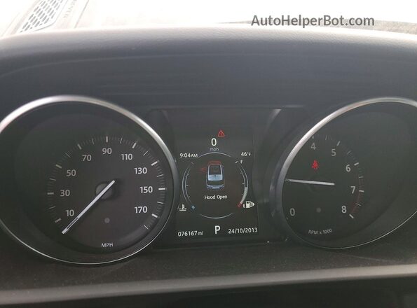 SALWR2PF5GA106060 2016 LAND ROVER RANGE Черный Вид щитка приборов