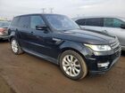 2016 Land Rover Range Rover Sport Hse Черный vin: SALWR2PF5GA106060