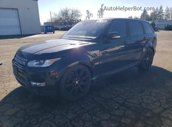 SALWR2PF7GA590488 2016 LAND ROVER RANGE Черный Задняя левая четверть