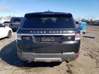 2016 Land Rover Range Rover Sport Hse Черный vin: SALWR2PF7GA590488