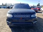 2016 Land Rover Range Rover Sport Hse Черный vin: SALWR2PF7GA590488