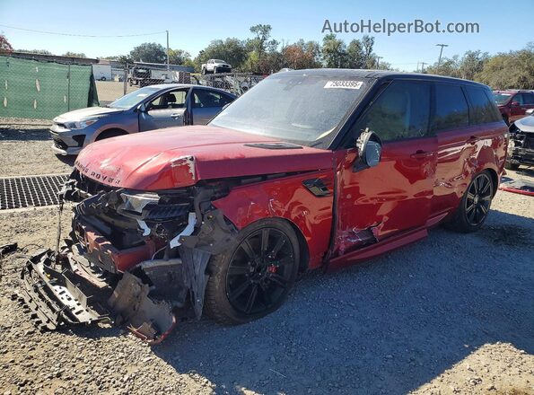 SALWR2RE8JA187809 2018 LAND ROVER RANGE Red Przód lewy