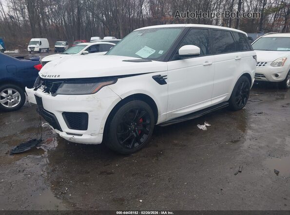 SALWR2RE9KA855666 2019 LAND ROVER RANGE ROVER SPORT White Vista tres cuartos delantera izquierda
