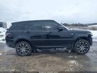 2019 Land Rover Range Rover Sport Hse Mhev Черный vin: SALWR2RU0KA875800