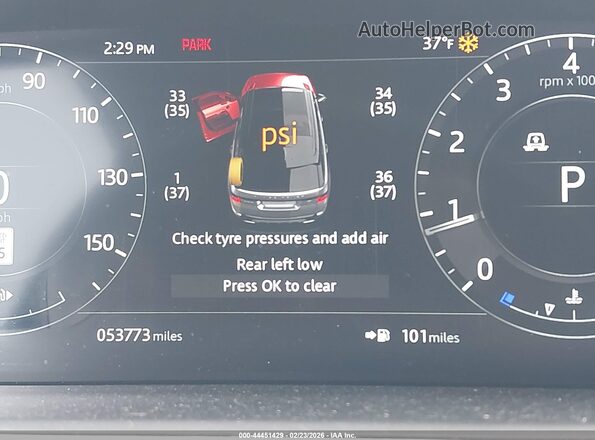 SALWR2RU0KA875800 2019 LAND ROVER RANGE ROVER SPORT Черный 