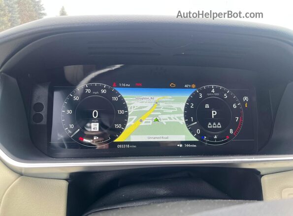 SALWR2RU6KA861920 2019 LAND ROVER RANGE Черный Вид щитка приборов